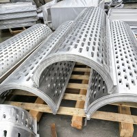 弧形镂空雕刻铝板